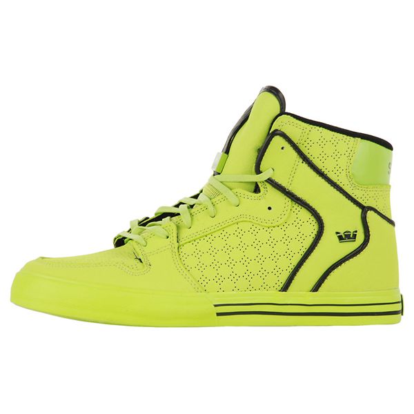 Supra Womens Vaider High Top Shoes - Yellow | Canada H3267-1M16